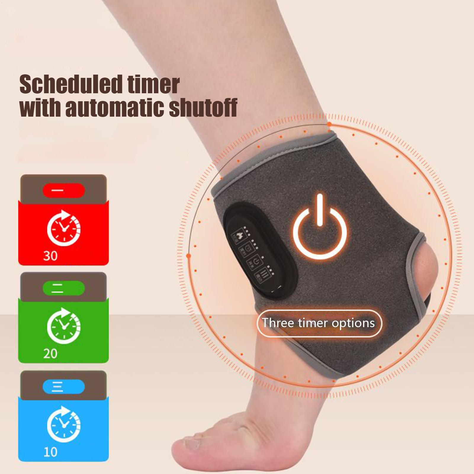 Spa Wellness Usa - Portable Foot Massager with Heat, 3-Mode