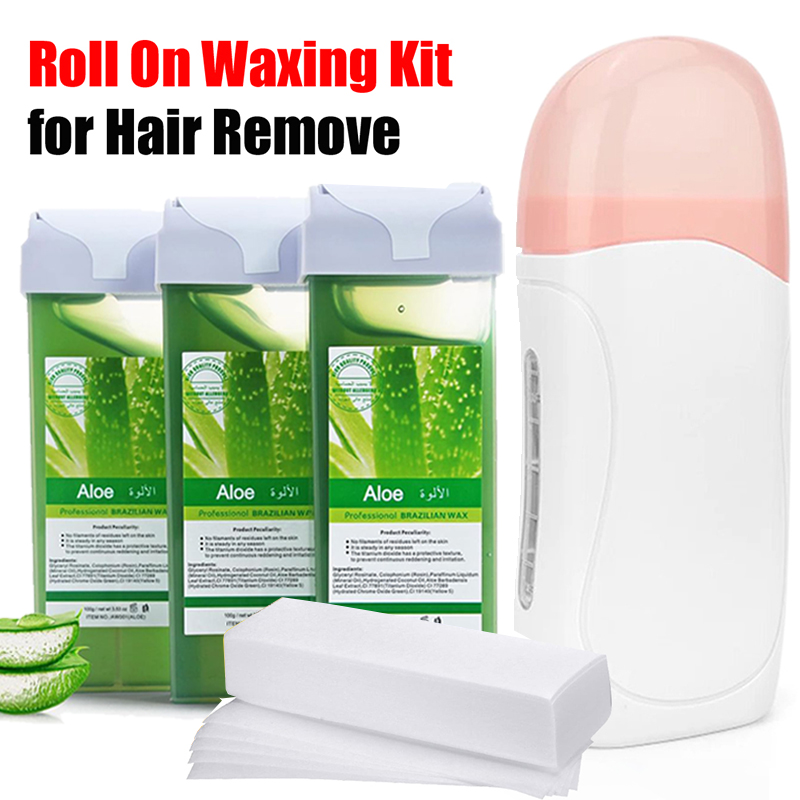 Waxing Kit Home - 2026 3-in-1 Roll on Waxing Kit