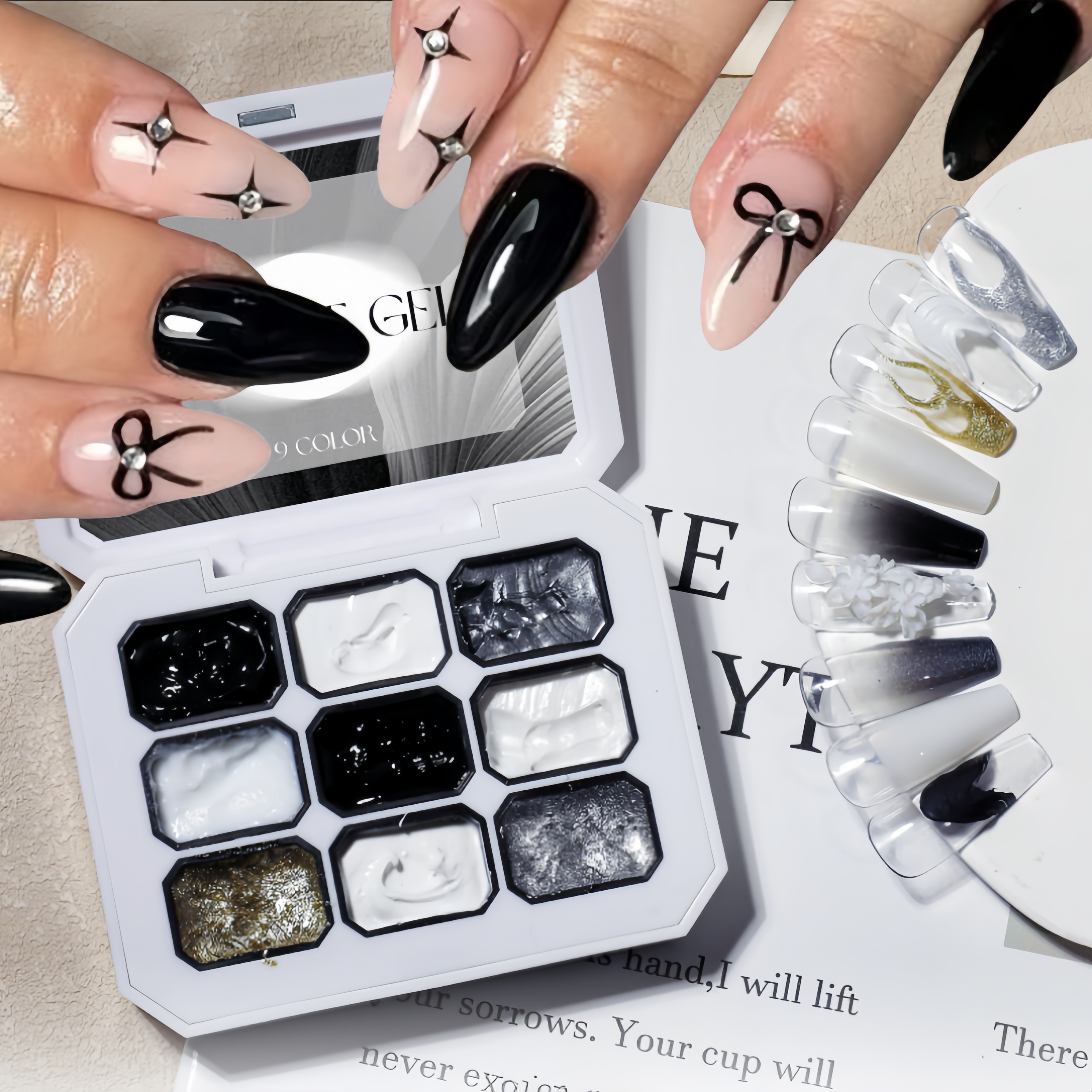 Waxing Kit Home - 1 set of black and white