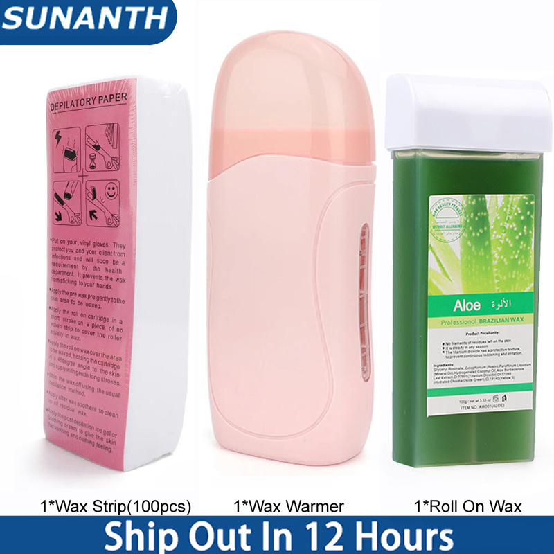 Waxing Kit Home - Roll On Waxing Kit For Hair
