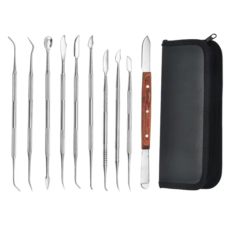 Waxing Kit Home - 10pcs Dental Wax Knives Kit Spatulas