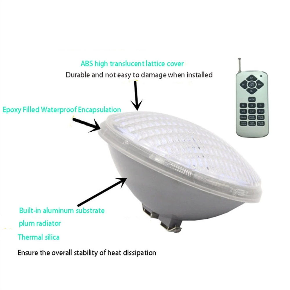 45W 25W PAR56 RGB LED Swimming – обзор и цена Xy Spa & Wellness Photos