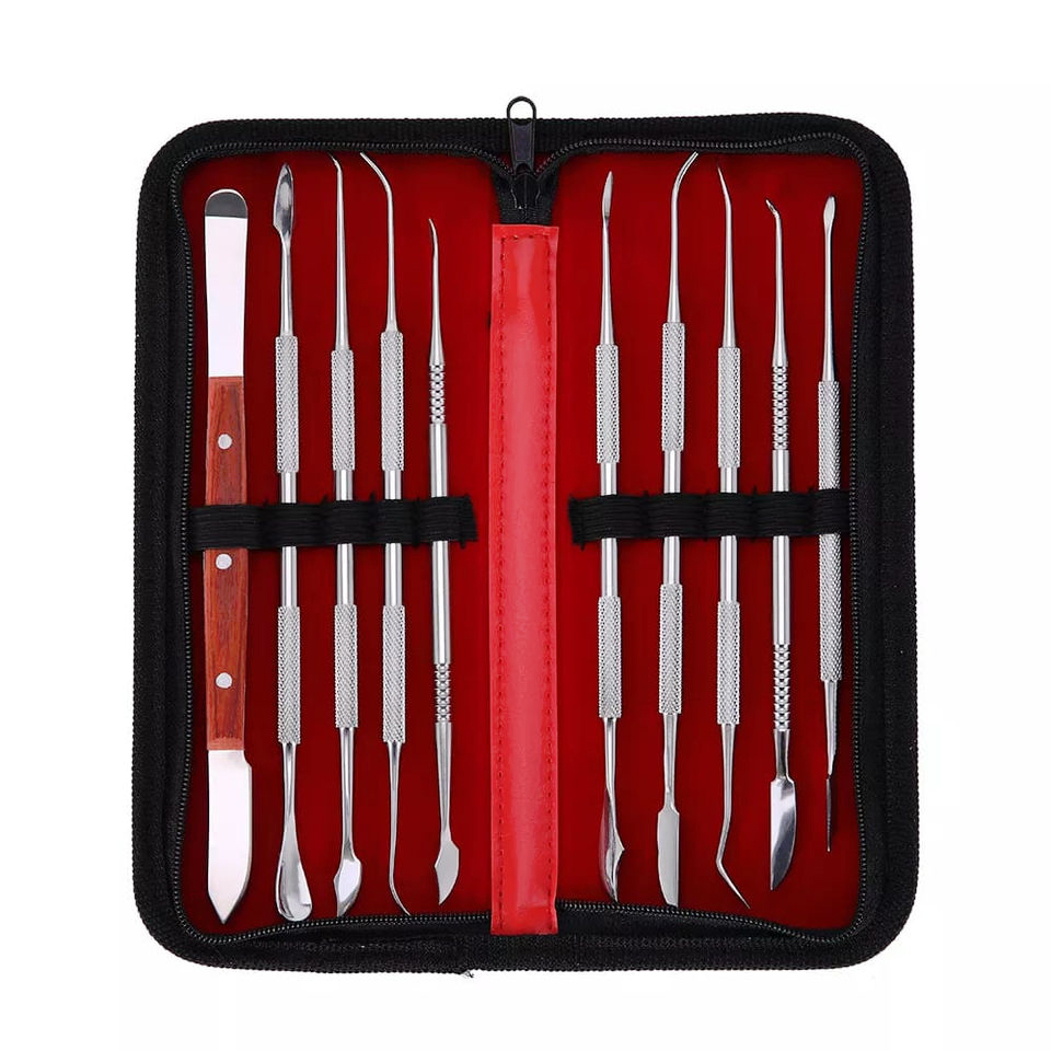 10pcs/Set Dental Spatulas Plas – обзор и цена Waxing Kit Home