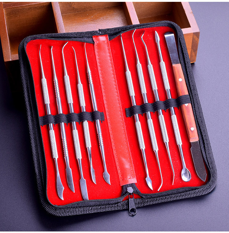10pcs/Set Dental Spatulas Plas – обзор и цена Waxing Kit Home