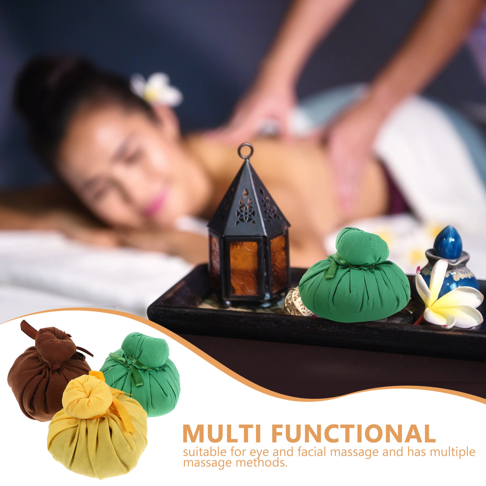 3Pcs Herbal Aroma Compress Bal – обзор и цена Spa Wellness Nature
