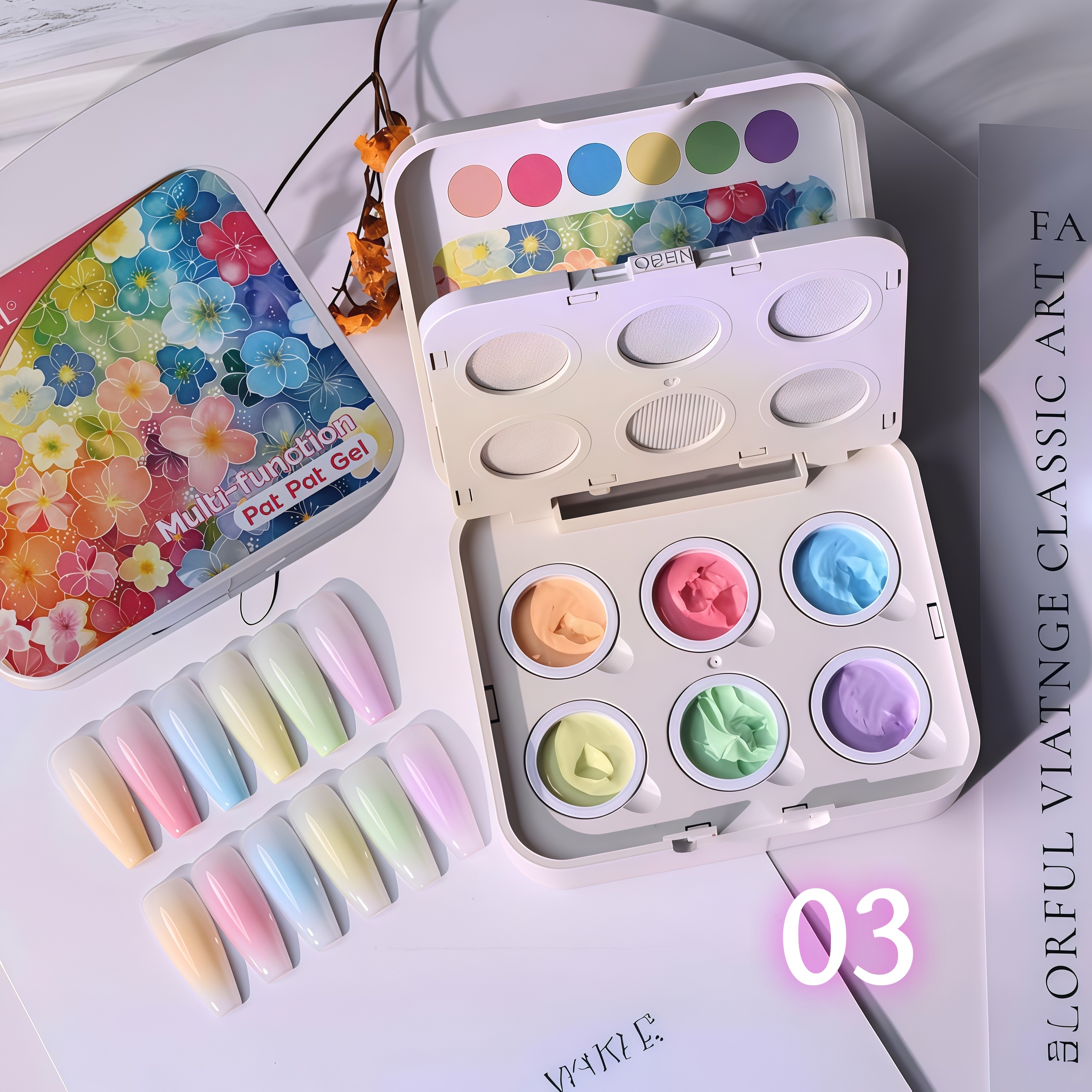 New 6 Color Cushion Nail Art S – обзор и цена Waxing Kit Home