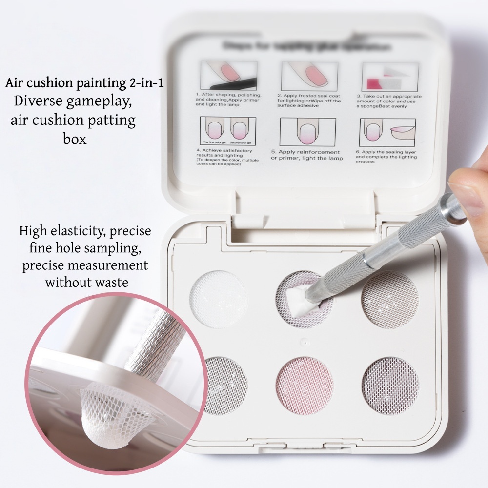New 6 Color Cushion Nail Art S – обзор и цена Waxing Kit Home