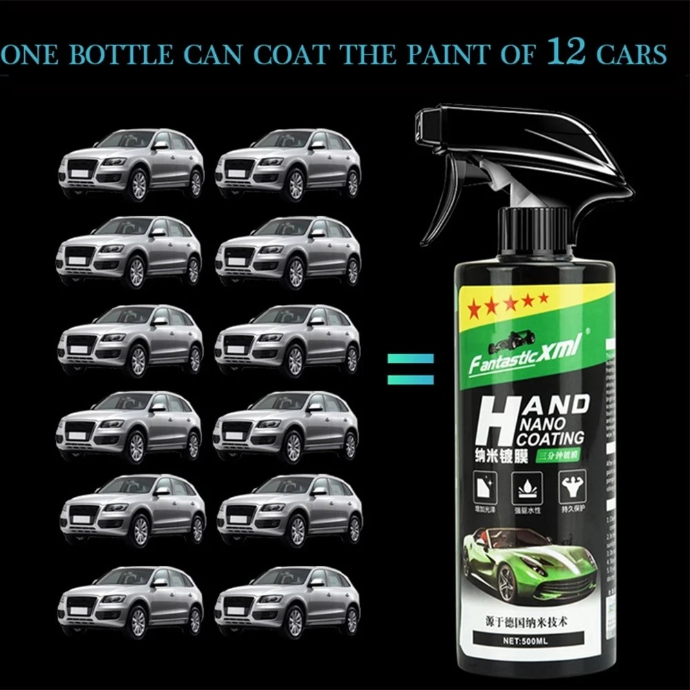 500Ml Nano Ceramic Car Coating – обзор и цена Waxing Kit Home
