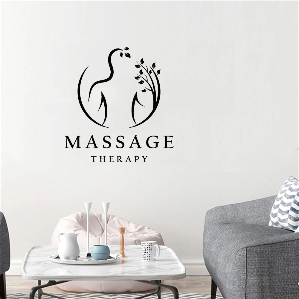 Massage Therapy Vinyl Wall Dec – обзор и цена Spa Wellness Usa