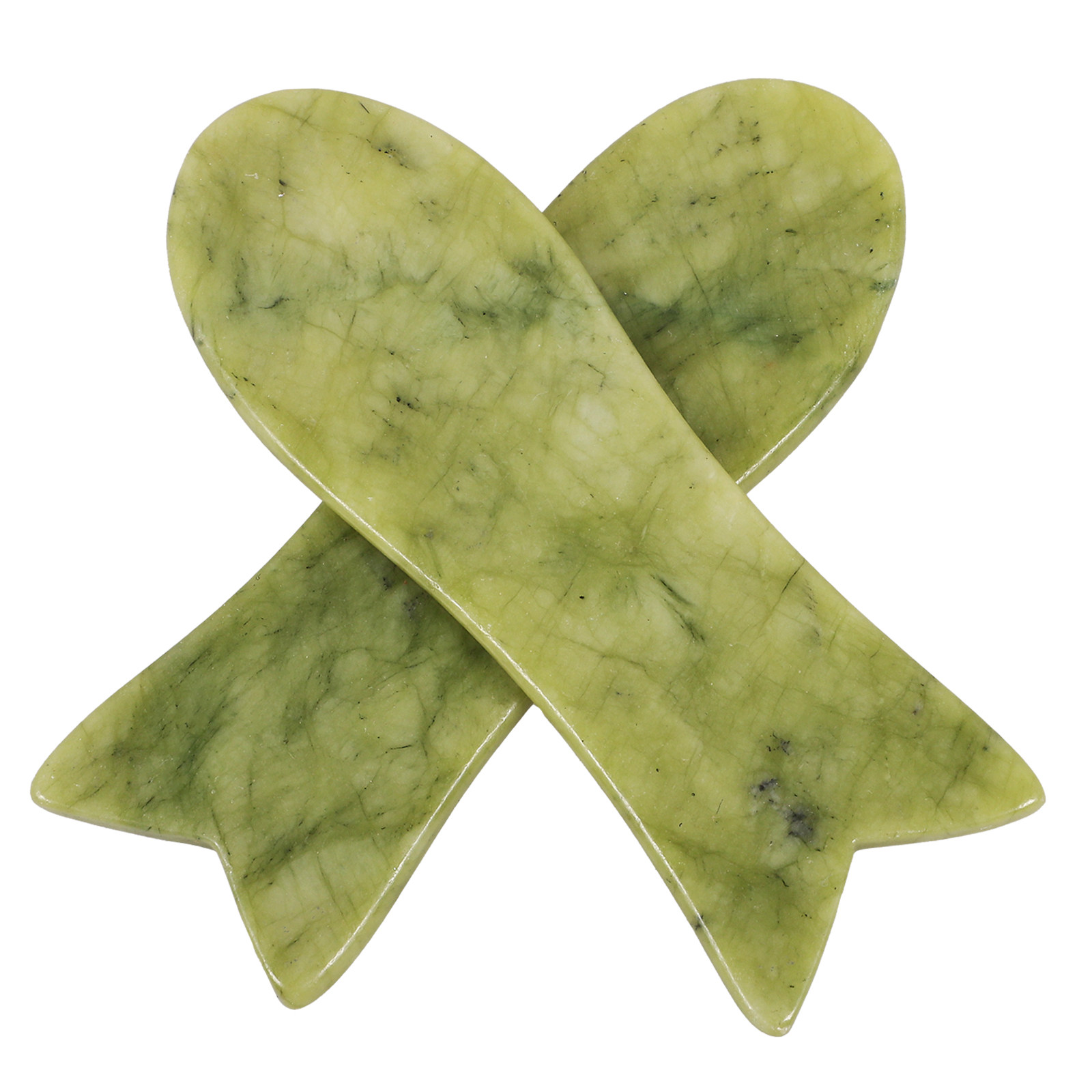 2Pcs Natural Jade Gua Sha Scra – обзор и цена Spa Y Wellness