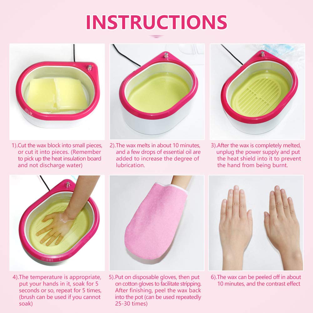 Full Set Paraffin Wax Heater T – обзор и цена Waxing Kit Home