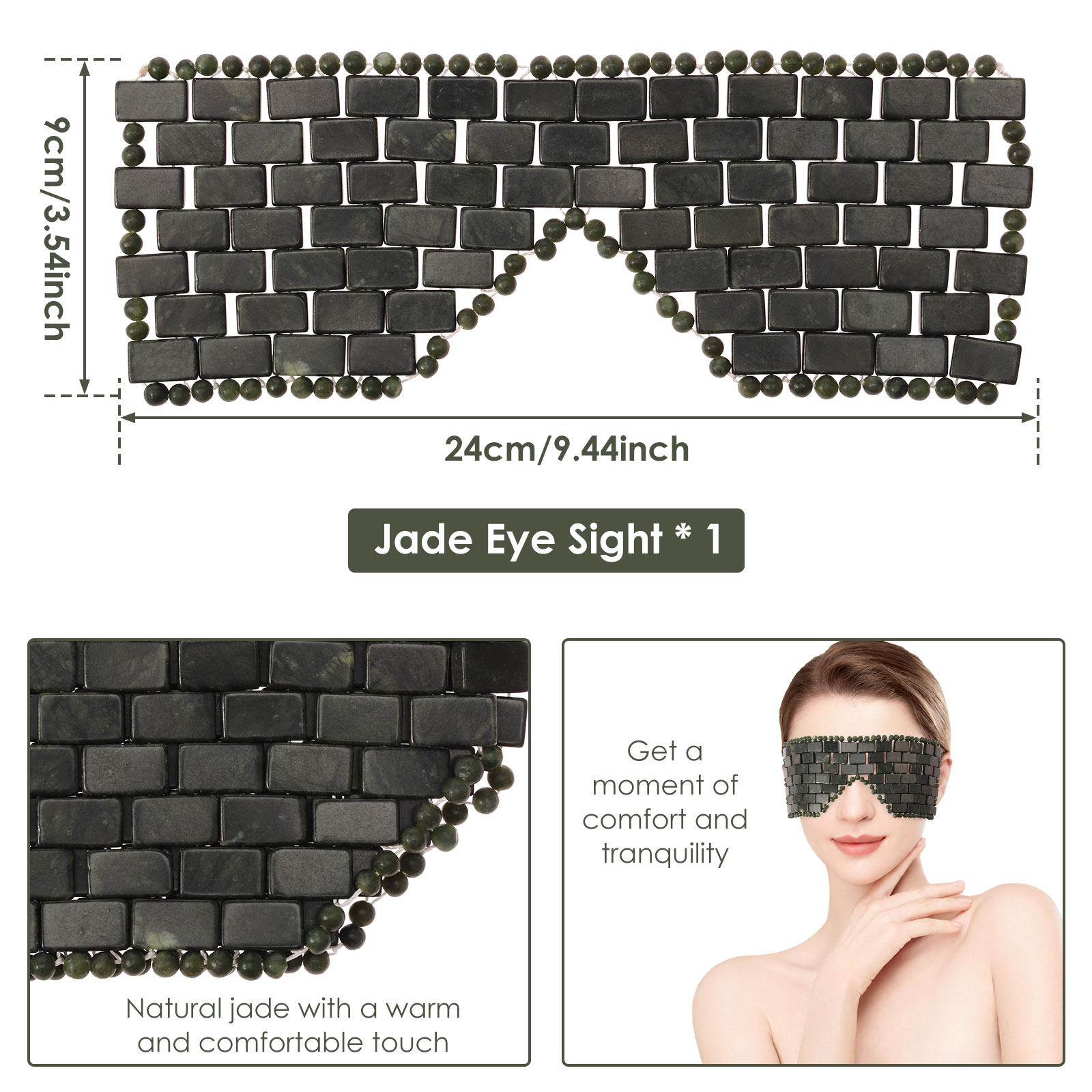 Jade Eye Mask Portable Jade St – обзор и цена Spa Y Wellness