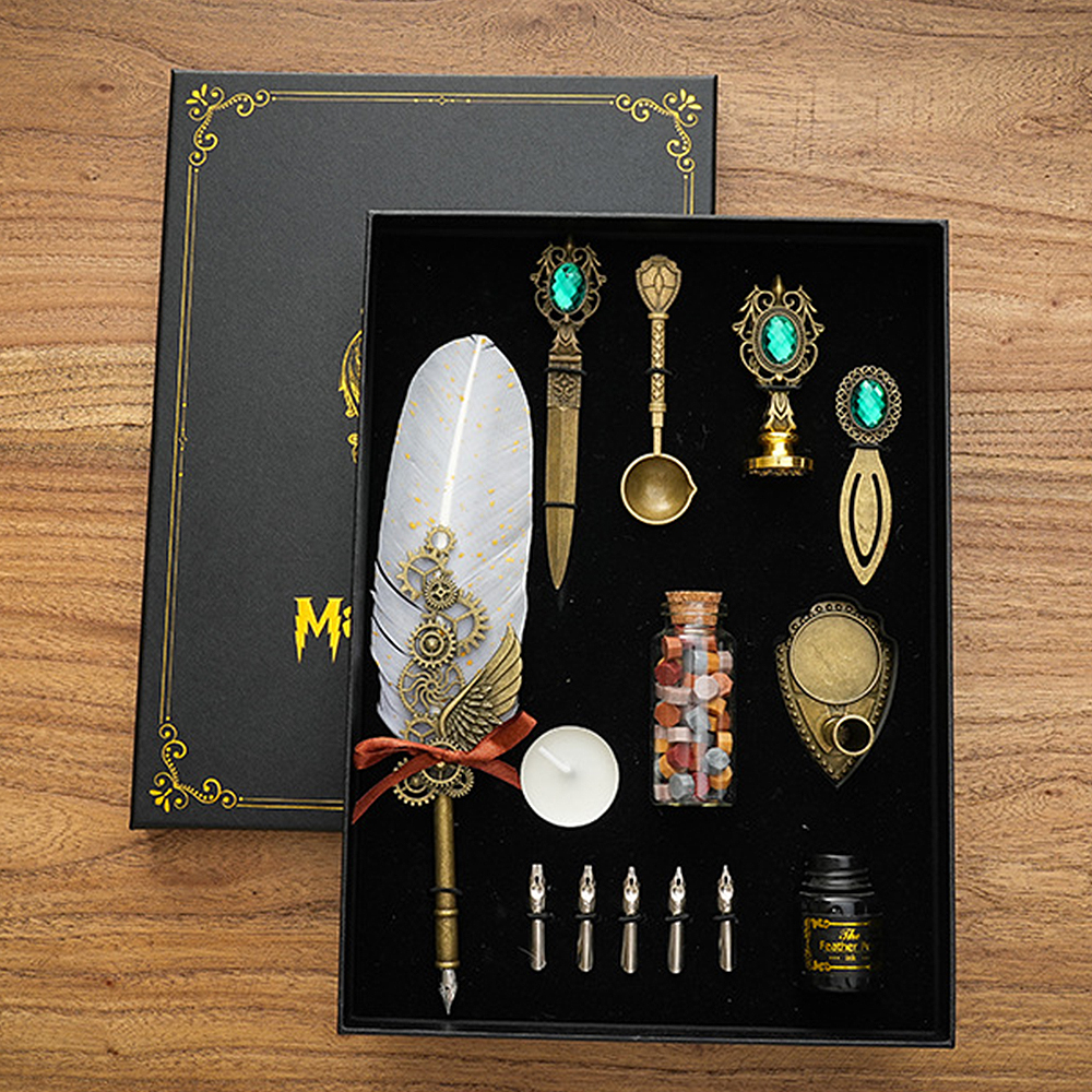 Vintage Feather Pen and Ink Se – обзор и цена Waxing Kit Home