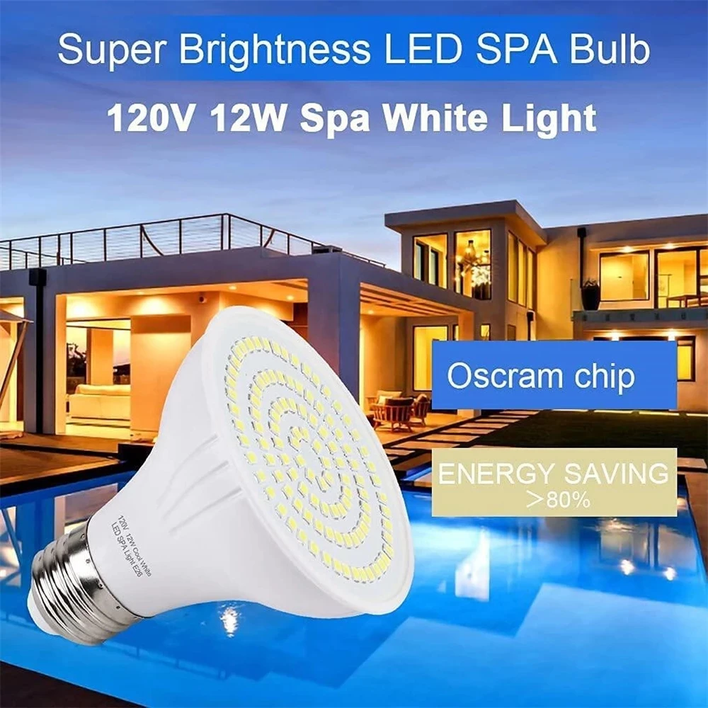 LED Swimming Pool Light E27 E2 – обзор и цена Xy Spa & Wellness Photos